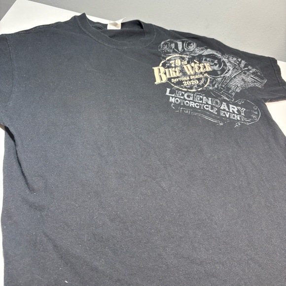 Daytona Bike Week T-shirt Mens Medium Black 2020 Motorcycle - Picture 1 of 6